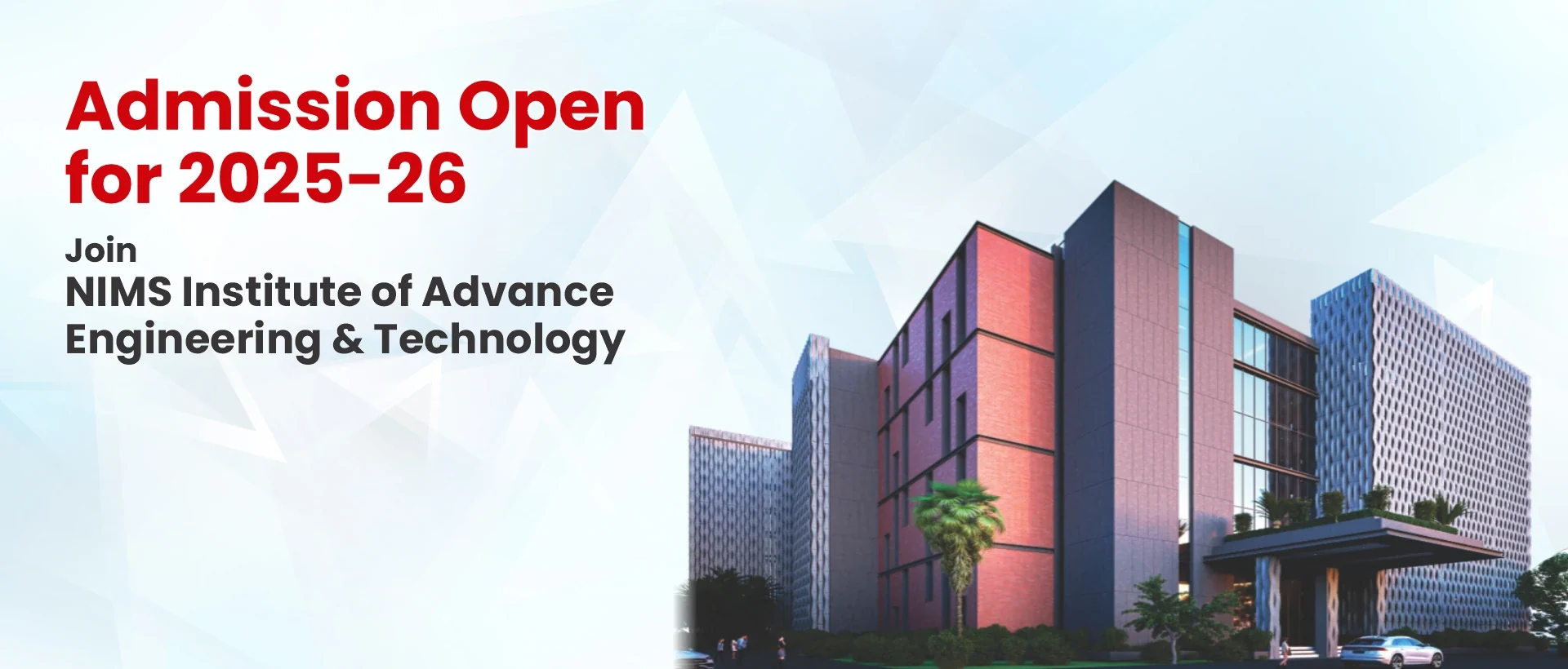 Admission Open Banner